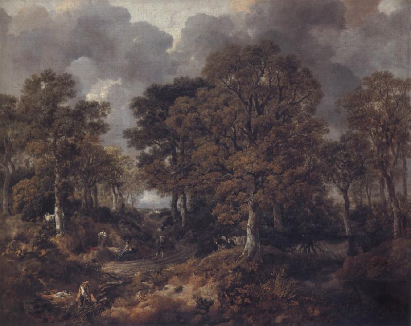 Thomas Gainsborough Gainsborough's Forest Sweden oil painting art